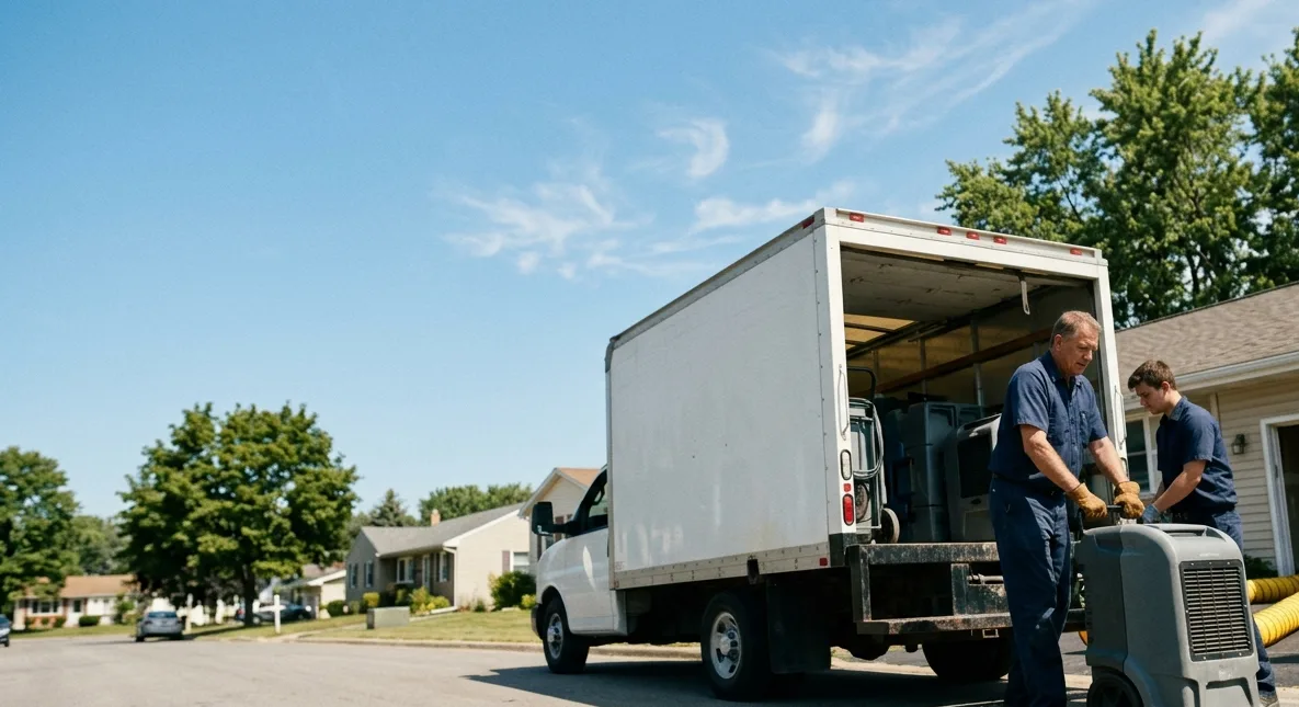Water Damage Cleanup in Des Moines, IA near me
